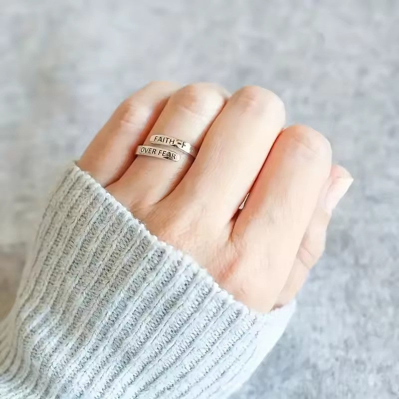 Faith Over Fear™ – Premium Strength Ring